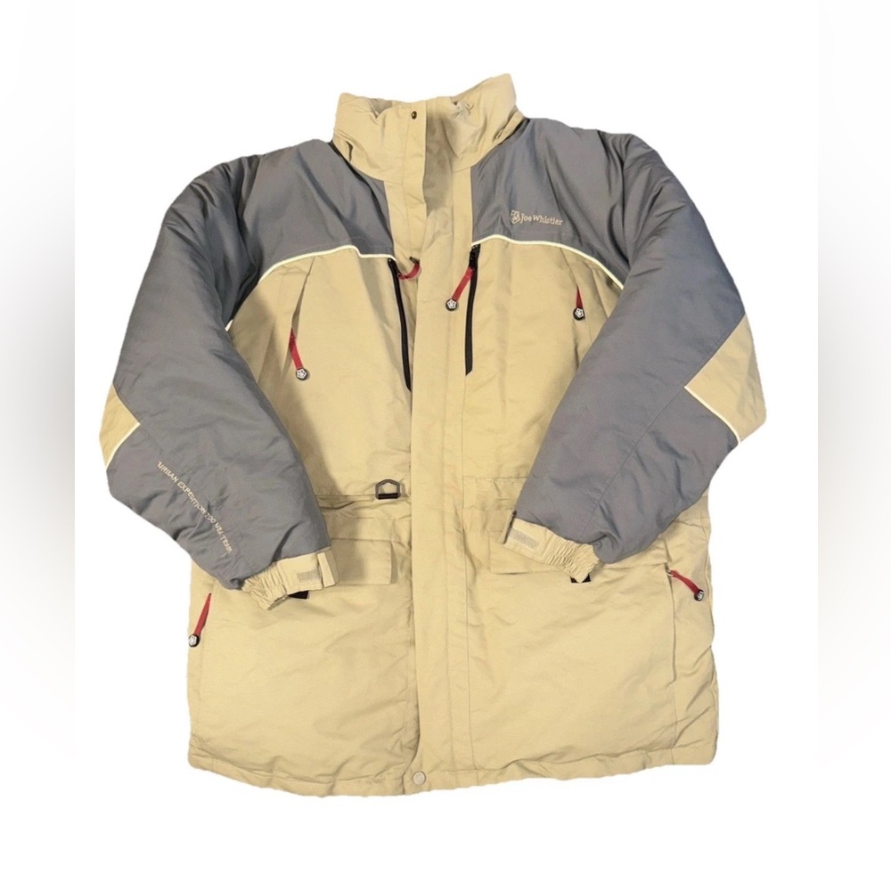 Joe Whistler URBAN EXPEDITION 700 USA TEAM Men's Beige Grey Waterproof Jacket XL